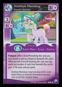 Amethyst Maresbury *Crystal Librarian* - Canterlot Nights