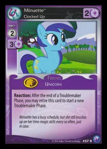 Minuette *Clocked Up* (V.1 - Rare) - Canterlot Nights