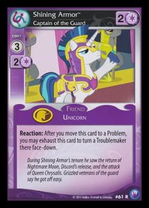 Shining Armor *Captain of the Guard* (V.1 - Rare) - Canterlot Nights