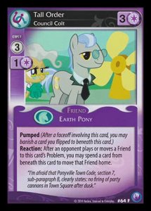 Tall Order *Council Colt* - Canterlot Nights