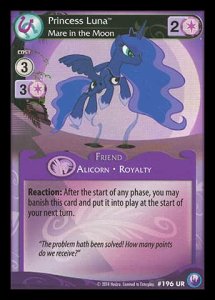 Princess Luna *Mare in the Moon* (V.1 - Ultra Rare) - Canterlot Nights