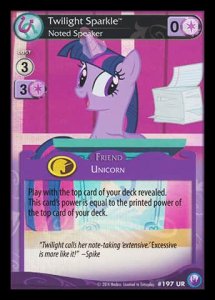 Twilight Sparkle *Noted Speaker* - Canterlot Nights