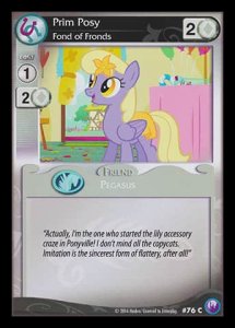 Prim Posy *Fond of Fronds* - Canterlot Nights