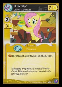 Fluttershy *Critter Caregiver* (V.1 - Uncommon) - Canterlot Nights