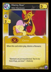 Manny Roar *Mild Manticore* (V.1 - Common) - Canterlot Nights