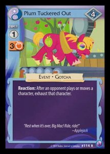 Plum Tuckered Out (V.1 - Rare) - Canterlot Nights