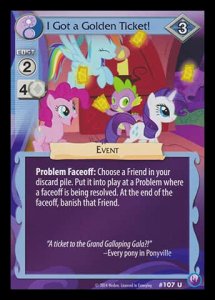 I Got a Golden Ticket! (V.1 - Uncommon) - Canterlot Nights
