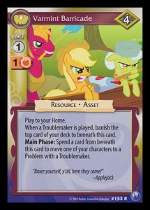 Varmint Barricade (V.1 - Rare) - Canterlot Nights