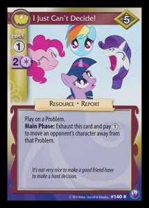 I Just Can't Decide! (V.1 - Rare) - Canterlot Nights