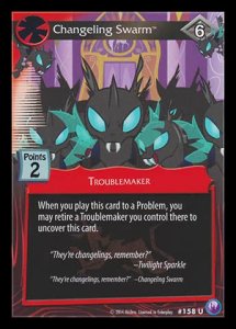Changeling Swarm (V.1 - Uncommon) - Canterlot Nights