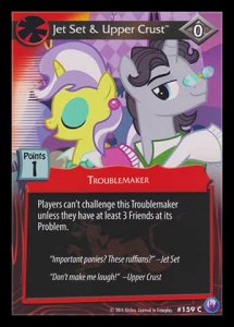 Jet Set & Upper Crust - Canterlot Nights