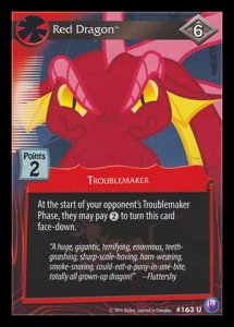 Red Dragon (V.1 - Uncommon) - Canterlot Nights