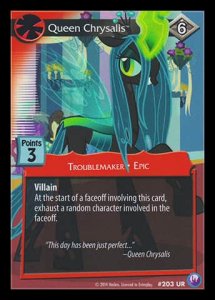 Queen Chrysalis (V.1 - Ultra Rare) - Canterlot Nights