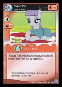 Maud Pie *Like a Rock* (V.1 - Rare) - The Crystal Games