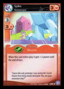 Spike *Statuesque* (V.1 - Rare) - The Crystal Games