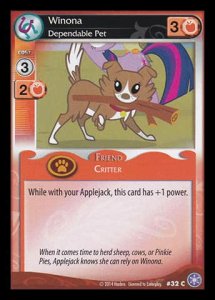 Winona *Dependable Pet* (V.1 - Common) - The Crystal Games