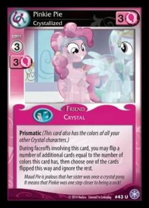 Pinkie Pie *Crystallized* (V.1 - Uncommon) - The Crystal Games