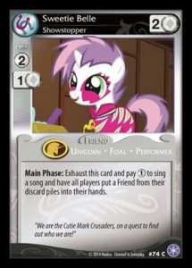 Sweetie Belle *Showstopper* (V.1 - Common) - The Crystal Games