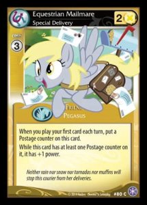 Equestrian Mailmare *Special Delivery* (V.1 - Common) - The Crystal Games