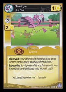 Flamingo *Hot Pink* - The Crystal Games