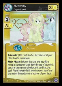 Fluttershy *Crystallized* (V.1 - Uncommon) - The Crystal Games