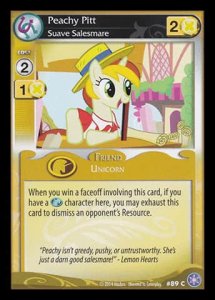 Peachy Pitt *Suave Salesmare* - The Crystal Games
