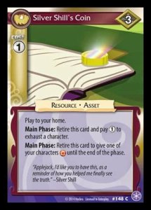 Silver Shill's Coin - The Crystal Games