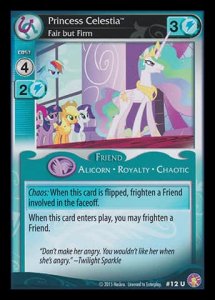 Princess Celestia *Fair but Firm* (V.1 - Uncommon) - Absolute Discord