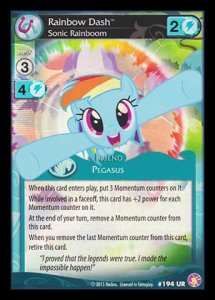 Rainbow Dash *Sonic Rainboom* - Absolute Discord