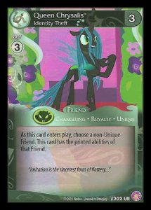 Queen Chrysalis *Identity Theft* (V.1 - Ultra Rare) - Absolute Discord