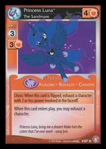 Princess Luna *The Sandmare* (V.1 - Uncommon) - Absolute Discord