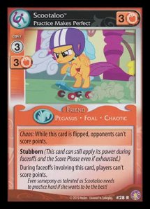 Scootaloo *Practice Makes Perfect* (V.1 - Rare) - Absolute Discord