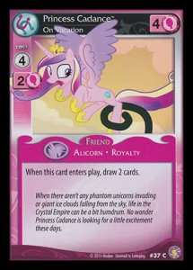 Princess Cadance *On Vacation* (V.1 - Common) - Absolute Discord