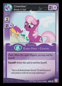 Cheerilee *Break It Up!* (V.1 - Rare) - Absolute Discord