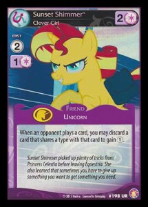 Sunset Shimmer *Clever Girl* (V.1 - Ultra Rare) - Absolute Discord