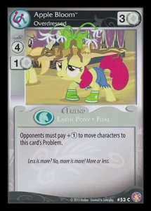 Apple Bloom *Overdressed* (V.1 - Common) - Absolute Discord