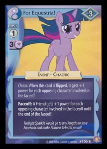 For Equestria! (V.1 - Rare) - Absolute Discord
