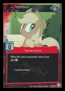 Applejack *Liar* (V.1 - Common) - Absolute Discord