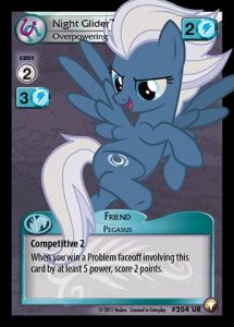 Night Glider *Overpowering* (V.1 - Ultra Rare) - Equestrian Odysseys