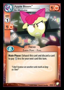 Apple Bloom *Re-Markable* (V.1 - Common) - Equestrian Odysseys
