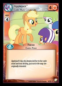 Applejack *Cutie Mark Consultant* (V.1 - Common) - Equestrian Odysseys
