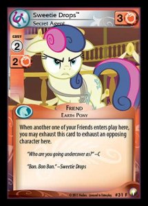 Sweetie Drops *Secret Agent* - Equestrian Odysseys