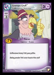 Grampa Gruff *Griffonstone Historian* - Equestrian Odysseys