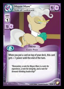 Mayor Mare *Vote of Confidence* - Equestrian Odysseys