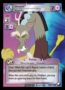 Discord *Wrathful* (V.1 - Ultra Rare) - Equestrian Odysseys