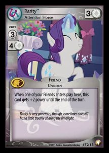 Rarity *Attention Horse* - Equestrian Odysseys