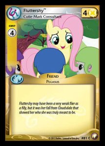 Fluttershy *Cutie Mark Consultant* (V.1 - Common) - Equestrian Odysseys
