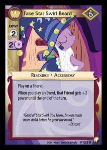 Fake Star Swirl Beard - Equestrian Odysseys
