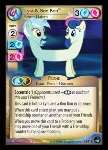 Lyra & Bon Bon *Better Halves* (V.1 - Rare) - High Magic