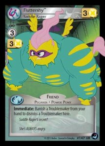 Fluttershy *Saddle Rager* (V.1 - Ultra Rare) - High Magic